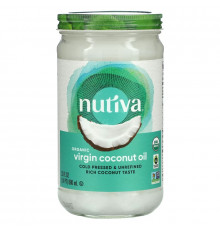 Nutiva, Organic Virgin Coconut Oil, 23 fl oz (680 ml)