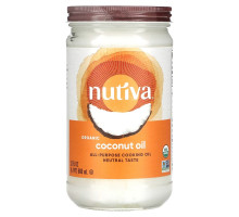 Nutiva, Organic Coconut Oil, 23 fl oz (680 ml)