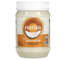 Nutiva, All-Purpose Cooking Oil, Organic Coconut Oil, 15 fl oz (444 ml)