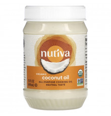 Nutiva, All-Purpose Cooking Oil, Organic Coconut Oil, 15 fl oz (444 ml)