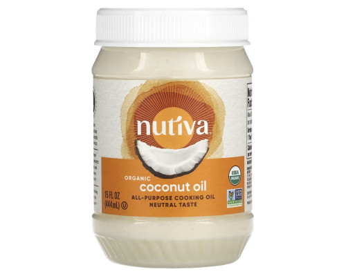 Nutiva, All-Purpose Cooking Oil, Organic Coconut Oil, 15 fl oz (444 ml) Nutiva, All-Purpose Cooking Oil, Organic Coconut Oil, 15 fl oz (444 ml)