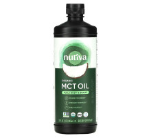 Nutiva, Organic, MCT Oil From Coconut, Unflavored , 32 fl oz (946 ml)