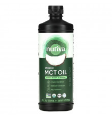 Nutiva, Organic, MCT Oil From Coconut, Unflavored , 32 fl oz (946 ml)