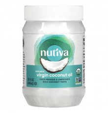 Nutiva, Organic Virgin Coconut Oil, 15 fl oz (444 ml)