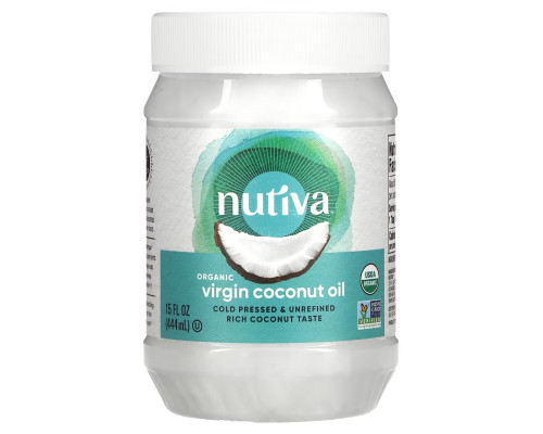 Nutiva, Organic Virgin Coconut Oil, 15 fl oz (444 ml) Nutiva, Organic Virgin Coconut Oil, 15 fl oz (444 ml)