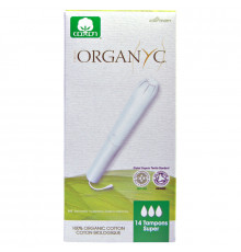 Organyc, Organic Tampons, 14 Super Absorbency Tampons
