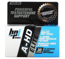 BPI Sports, A-HD Elite, 30 Capsules