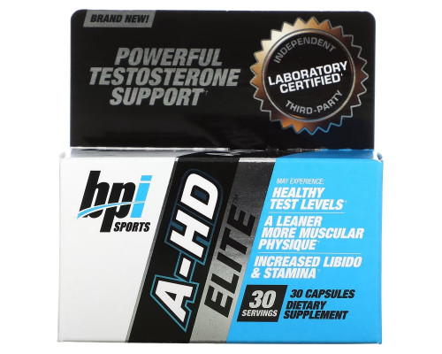 BPI Sports, A-HD Elite, 30 Capsules BPI Sports, A-HD Elite, 30 Capsules