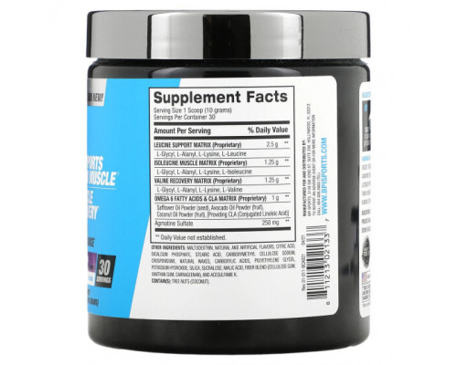 Аминокислоты BPI Sports, Best BCAA, виноград, 300 г (10,58 унций) Аминокислоты BPI Sports, Best BCAA, виноград, 300 г (10,58 унций)
