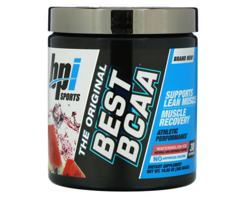 Аминокислоты The Original Best BCAA, Watermelon Ice, 10.58 oz (300 g) Аминокислоты The Original Best BCAA, Watermelon Ice, 10.58 oz (300 g)