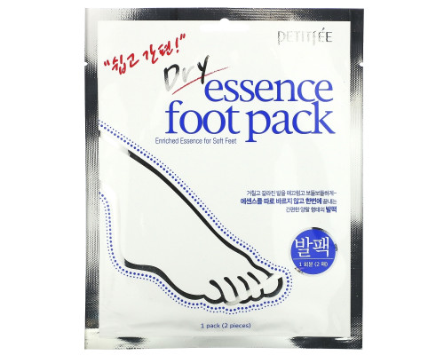 Petitfee, Dry Essence Foot Pack, 1 Pair Petitfee, Dry Essence Foot Pack, 1 Pair