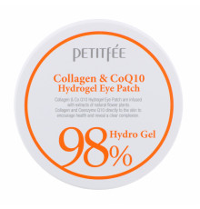 Petitfee, Патчи для глаз с коллагеном и гидрогелем CoQ10, 60 шт, 1,4 г каждый