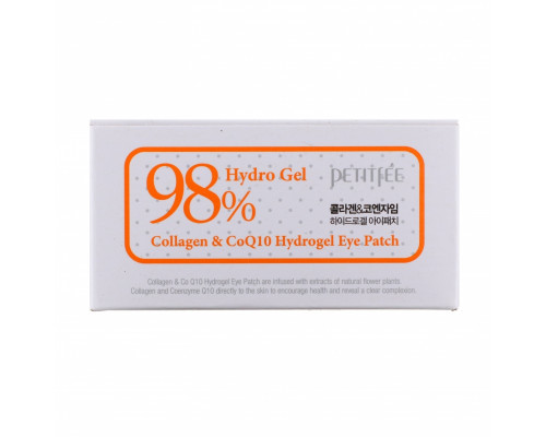 Petitfee, Патчи для глаз с коллагеном и гидрогелем CoQ10, 60 шт, 1,4 г каждый Petitfee, Патчи для глаз с коллагеном и гидрогелем CoQ10, 60 шт, 1,4 г каждый