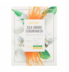 Petitfee, Silk Amino Serum Mask, 10 Masks, 25 g Each