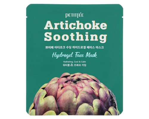 Petitfee, Artichoke Soothing, Hydrogel Face Mask, 5 Sheets, 1.12 oz (32 g) Each Petitfee, Artichoke Soothing, Hydrogel Face Mask, 5 Sheets, 1.12 oz (32 g) Each