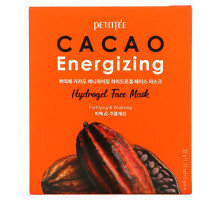Petitfee, Cacao Energizing Hydrogel Beauty Face Mask, 5 Pack, 1.12 oz (32 g)