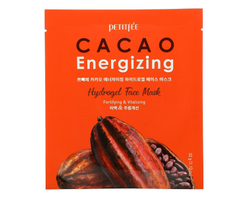 Petitfee, Cacao Energizing Hydrogel Beauty Face Mask, 5 Pack, 1.12 oz (32 g) Petitfee, Cacao Energizing Hydrogel Beauty Face Mask, 5 Pack, 1.12 oz (32 g)