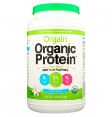 Orgain, Organic Protein Plant Based Powder, Sweet Vanilla Bean, 2.03 lbs (920 g)