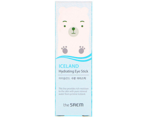 The Saem, Iceland, увлажняющий стик для глаз, 0,24 унц. (7 г) The Saem, Iceland, увлажняющий стик для глаз, 0,24 унц. (7 г)