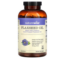 NatureWise, Flaxseed Oil, 240 Softgels