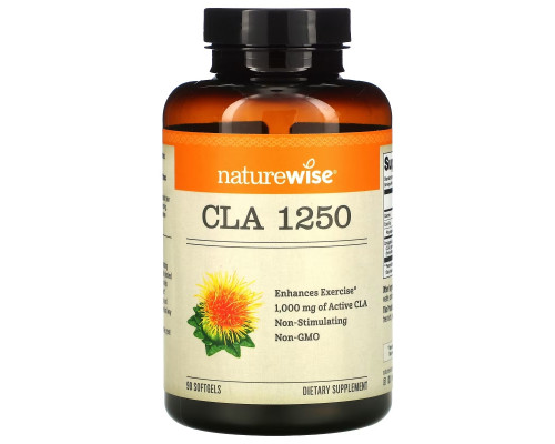 NatureWise, CLA 1250, 1,000 mg, 90 Softgels NatureWise, CLA 1250, 1,000 mg, 90 Softgels