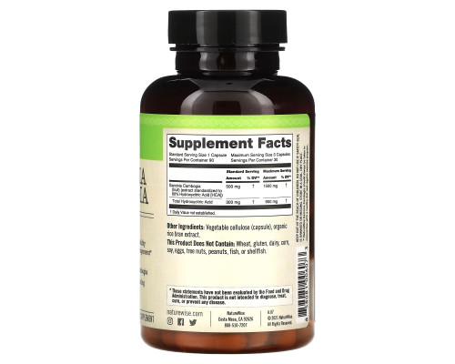NatureWise, Garcinia Cambogia, 90 Vegetarian Capsules NatureWise, Garcinia Cambogia, 90 Vegetarian Capsules