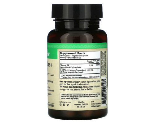 NatureWise, 5-HTP Plus+, 200 мг, 30 вегетарианских капсул NatureWise, 5-HTP Plus+, 200 мг, 30 вегетарианских капсул