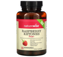 NatureWise, Кетоны клубники Плюс, 120 вегетарианских капсул