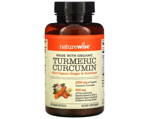 NatureWise, Turmeric Curcumin, 90 Vegan Capsules NatureWise, Turmeric Curcumin, 90 Vegan Capsules
