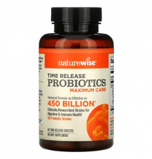 NatureWise, Time Release Probiotics, Maximum Care, 40 Time Release Caplets