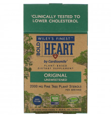 Wiley's Finest, Bold Heart by Cardiosmile, Original Unsweetened, 30 Liquid Stick Packs, 0.36 fl oz (10.5 ml) Each