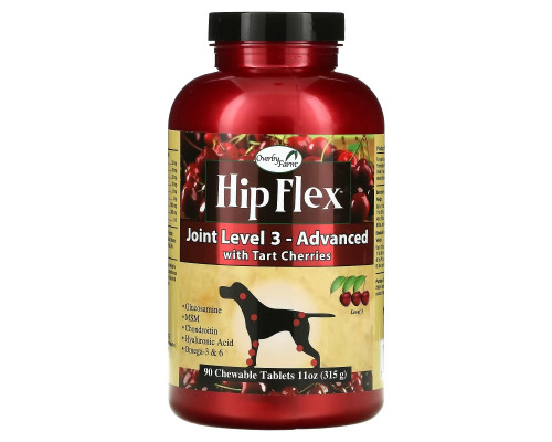 NaturVet, Hip Flex, Joint Level 3 - Advanced with Tart Cherries, 90 жевательных таблеток, 315 г (11 унций) NaturVet, Hip Flex, Joint Level 3 - Advanced with Tart Cherries, 90 жевательных таблеток, 315 г (11 унций)