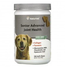 NaturVet, Senior Advanced Joint Health, 120 Soft Chews, 12.6 oz (360 g)