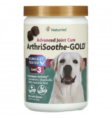 NaturVet, ArthriSoothe-GOLD, профессиональный уход, уровень 3, 180 мягких подушечек, 15.2 унций (432 г)