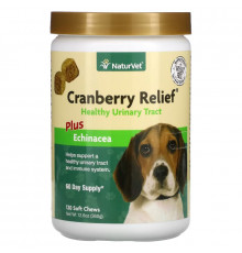 NaturVet, Cranberry Relief Plus, эхинацея, для собак, 120 жевательных таблеток, 360 г (12,6 унции)