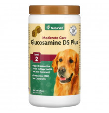 NaturVet, Glucosamine DS Plus, умеренный уход, уровень 2, 240 жевательных таблеток, 576 г (1 фунт 4 унции)