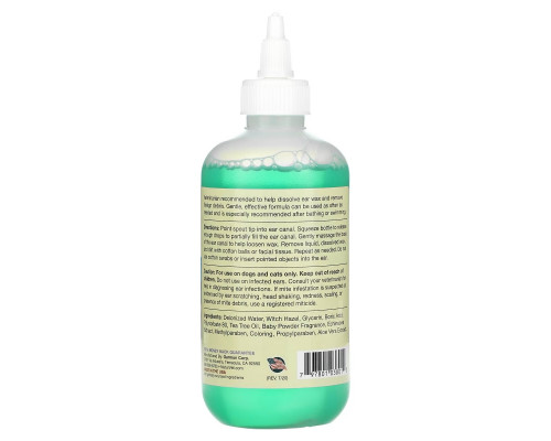 NaturVet, Ear Wash Plus Tea Tree Oil, Baby Powder Scent, 8 fl oz (236 ml) NaturVet, Ear Wash Plus Tea Tree Oil, Baby Powder Scent, 8 fl oz (236 ml)