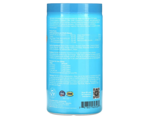 NaturVet, Evolutions, Advanced Allergy Support, For Dogs, 90 Soft Chews, 7.9 oz (225 g) NaturVet, Evolutions, Advanced Allergy Support, For Dogs, 90 Soft Chews, 7.9 oz (225 g)