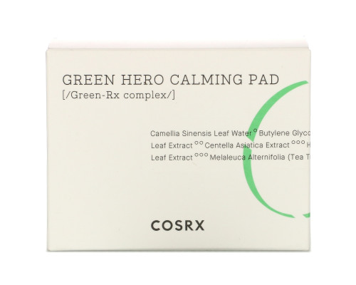 Cosrx, Одностадийная успокаивающая капсула Green Hero, 70 капсул, 4,56 жидкой унции Cosrx, Одностадийная успокаивающая капсула Green Hero, 70 капсул, 4,56 жидкой унции