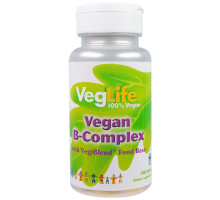 VegLife, B-комплекс, веганский, 100 таблеток