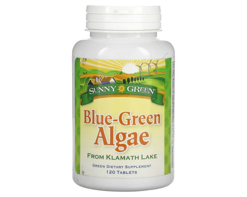 Sunny Green, Blue-Green Algae, 120 Tablets Sunny Green, Blue-Green Algae, 120 Tablets