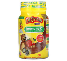 L'il Critters, Витамин C + цинк и эхинацея, 60 жевательных таблеток