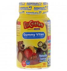 L'il Critters, Gummy Vites Complete 70 мультивитаминных жевательных конфет