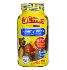 L'il Critters, Мультивитамин Gummy Vites, 190 жевательных конфет