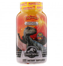 L'il Critters, Complete Multivitamins, Jurassic World, Natural Fruit Flavors, 190 Gummies