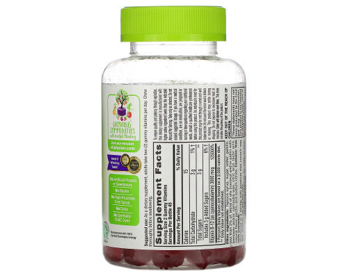 VitaFusion, Сверхсильный B-12, Натуральный вишневый вкус, 3000 мкг, 90 жевательных таблеток VitaFusion, Сверхсильный B-12, Натуральный вишневый вкус, 3000 мкг, 90 жевательных таблеток