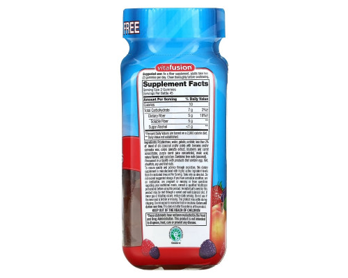 VitaFusion, Fiber Well, Peach, Strawberry, Berry, 90 Gummies VitaFusion, Fiber Well, Peach, Strawberry, Berry, 90 Gummies