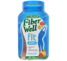 VitaFusion, Витамины FiberWell Fit, 90 жевательных таблеток