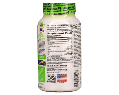 VitaFusion, Power C, поддержка иммунной системы, натуральный вкус апельсина, 150 жевательных таблеток