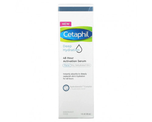 Гиалуроновая кислота Cetaphil, Глубокое увлажнение, сыворотка для активации на 48 часов, 30 мл (1 жидк. Унция) Гиалуроновая кислота Cetaphil, Глубокое увлажнение, сыворотка для активации на 48 часов, 30 мл (1 жидк. Унция)